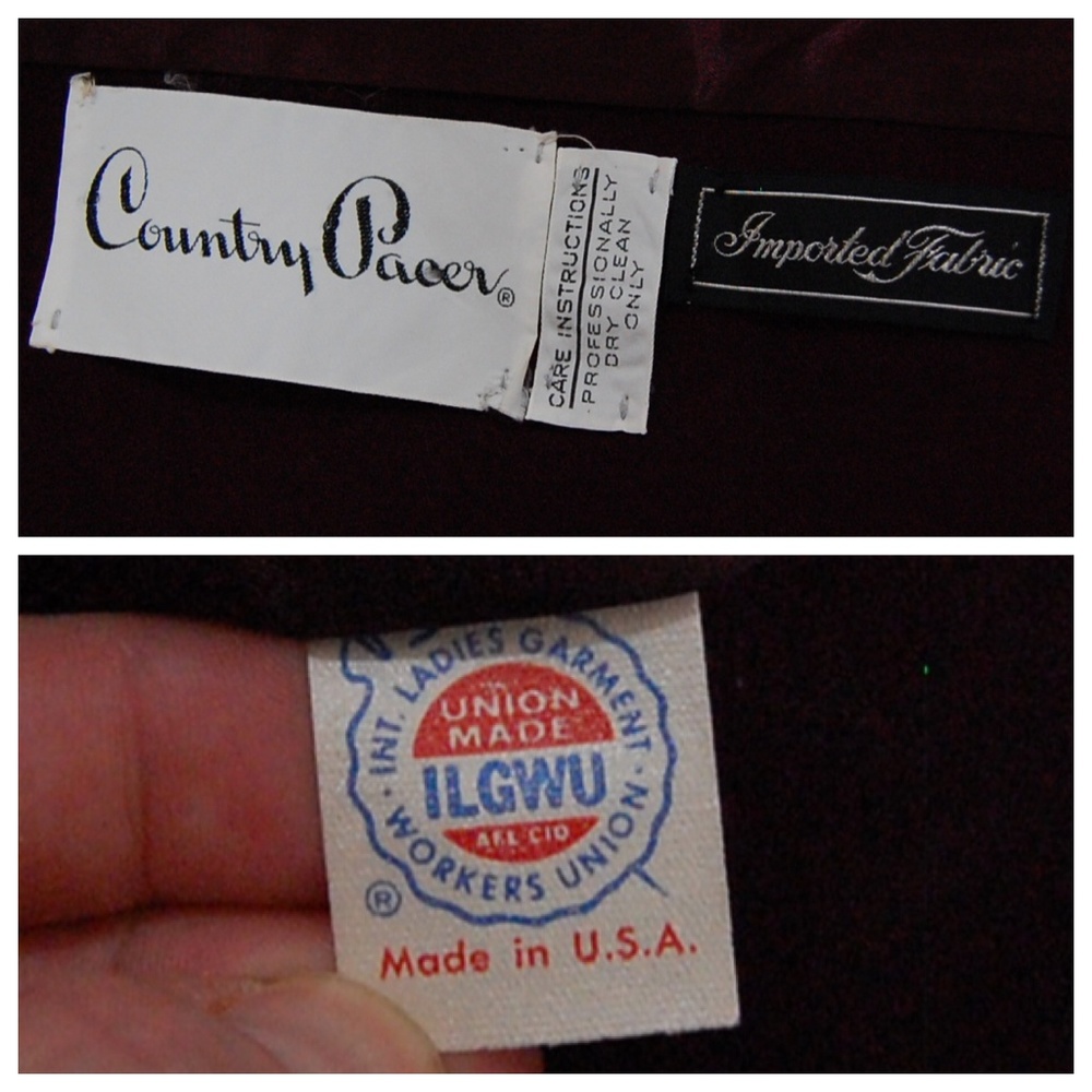 SOLD -- Vintage Fur Trim Coat (Country Pacer) - Picture 8 of 8